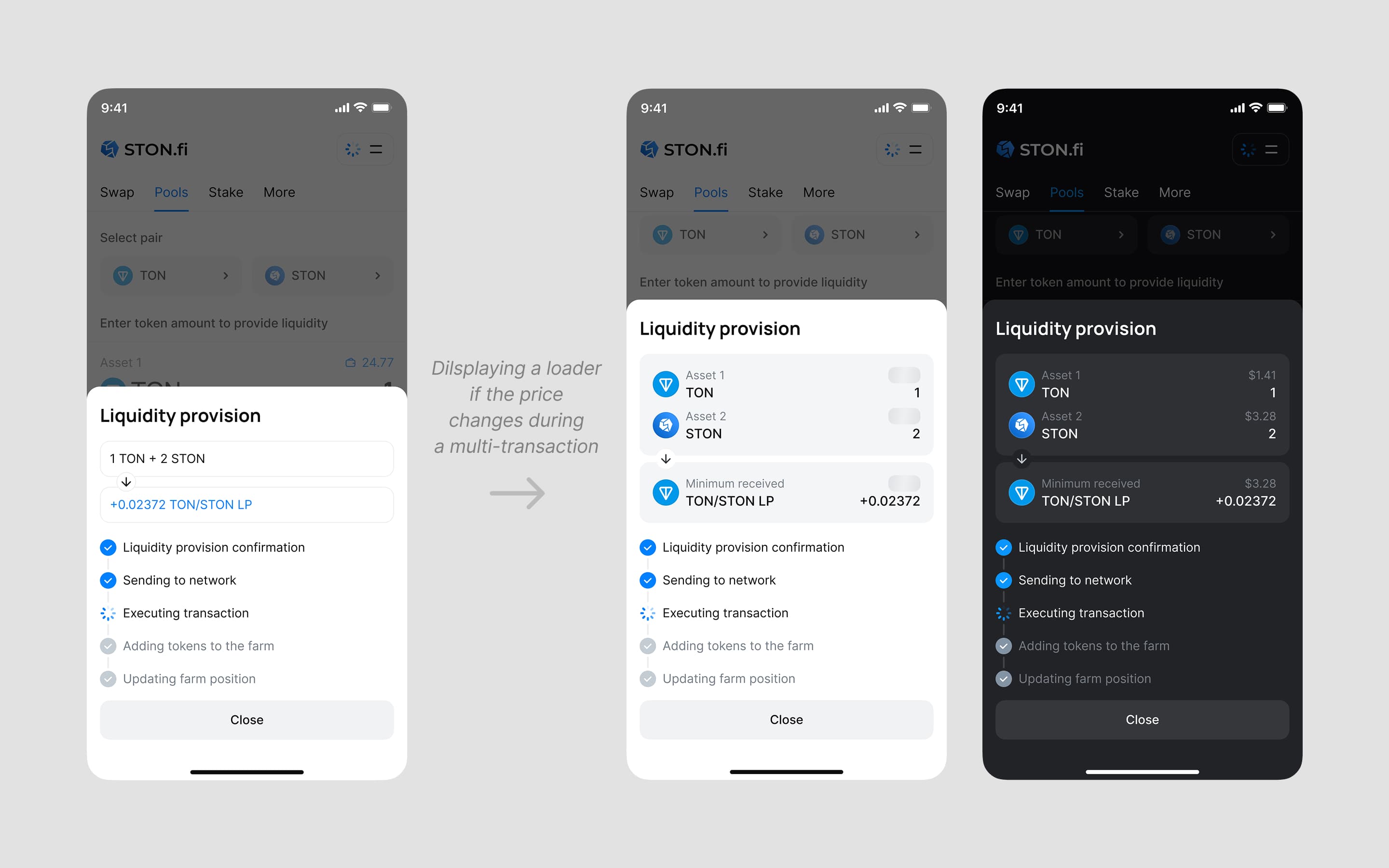 Transaction details modal refactoring